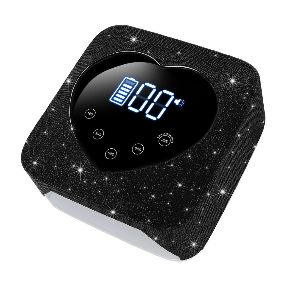 چراغ ناخن الماس مشکی